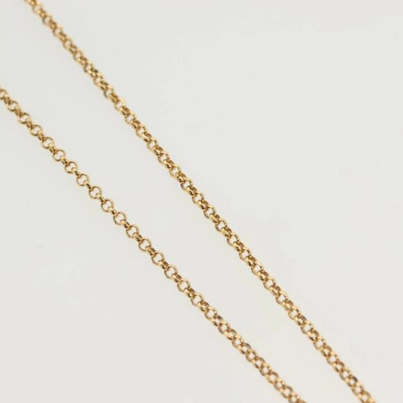LOUIS VUITTON Collier LV Tribute Necklace metal Gold M00569 LV Auth 138912 - Picture 5 of 16